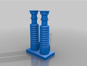 Lichtschwert-Zahnbürste-Halter Bad Lichtschwert Zahnbürstenhalter 3d print model - Mito3D