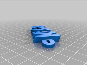 krista Anahtarlık özelleştirilmiş 3d print model - Mito3D