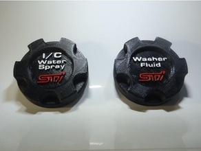 sti washer intercooler spray caps automotive 3d print model - Mito3D