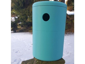 birdhouse outdoor & garden bird nestbox 3d print model - Mito3D