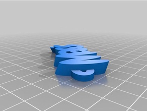 meu personalizados iamburny da v2 texto - nome de chaveiro, pingente chaveiros personalizado 3d print model - Mito3D