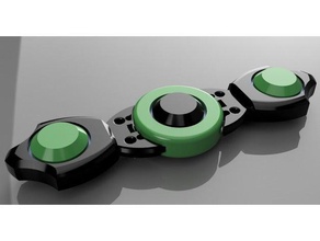 double mouvement d'agitation spinner jouets & jeux la bande roulement fidget jouet 3d print model - Mito3D