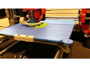 4mm minimal glass clamp 3d printer parts area fullsize prusa 3d print model - Mito3D