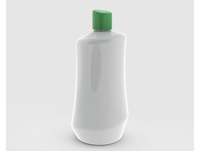 botella de champú los contenedores la el embalaje 3d print model - Mito3D
