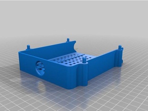 unidade de disco rígido armazenamento rack organização hdd modular 3d print model - Mito3D