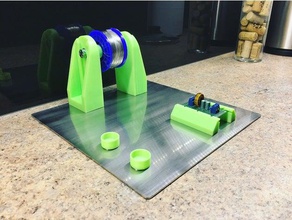 lehim işyeri - manyetik tutucular şaseli tasarım diy 3d baskı elektronik yardım eli mıknatıslar pcb tutucu plastik biriktirme makara standı spoolholder 3d print model - Mito3D