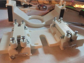 robo 3d adjustable x carriage w removable double fan printer parts 3d print model - Mito3D