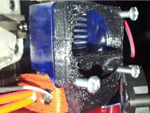 e3d 30mm hot end print fan mount injection molded 3d printer accessories v6 extruder fabrikator mini prusa i3 rework 3d print model - Mito3D