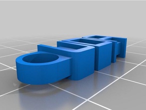 uda keychain organization customized 3d print model - Mito3D