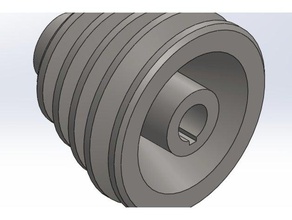 passo polia do cone Impressora 3d acessórios 3d print model - Mito3D