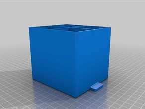 meine angepasste leicht modifiziert Schubladenbox hex Muster-Seiten Werkzeug-Halterungen & - Boxen kundengebundene 3d print model - Mito3D