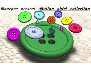 düğme gömlek koleksiyonu takı yardım bijoux düğmesi couture pantolon düğmeleri kalibre seçim toplama koleksiyonları kolay yazdırma acil durum el sanatları yararlı jean kit çoktan seçmeli eski okul parametrik sivilce onarım ayarlayın dikiş seti oyuncak basit survivalist test aracı wavepro 3d print model - Mito3D