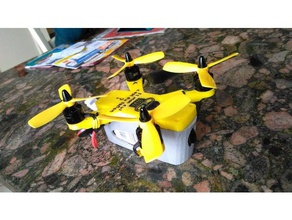 durable fpv mini quad 150 3pouces de 4,5 pouces prop r c véhicules quadcopter 1806 moteur drone les drones dys1806 racer microquad miniquad quadricoptère ma maman t-rex frame quadricoptere 3d print model - Mito3D
