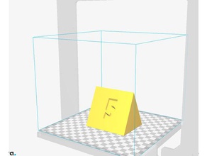 table label office 3d print model - Mito3D