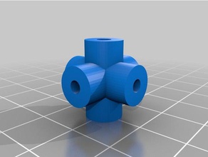 rubik's cube core 32mm holes puzzles customized 3d print model - Mito3D