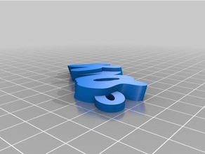 sonya Anahtarlık özelleştirilmiş 3d print model - Mito3D