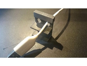 Kabel-Halterung ikea-Regal 16mm Dicke Haushalt Kabelhalter ikea openscad 3d print model - Mito3D