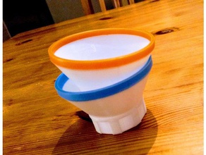 embudo de mam botellas bebé cocina y comedor la botella leche fórmula 3d print model - Mito3D