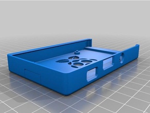 rasberry pi3 tft case gadgets astrobox octoprint pi 3 raspberry repetier 3d print model - Mito3D
