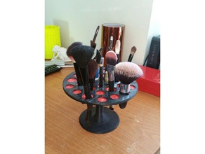 pinceaux de maquillage organisateur v2 l'organisation brosse 3d print model - Mito3D