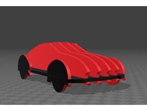 rompecabezas de coches art auto coche personalizada puzzle símbolo 3d print model - Mito3D