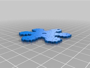 abraham levy snowflake interactive art customized 3d print model - Mito3D