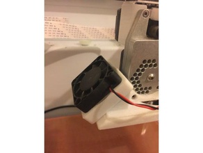 type machines improved cooling shroud 3d printer parts fan series1 3d print model - Mito3D