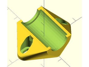 paramétrico de rolamento montagem Impressora 3d peças suporte bucha titular linear lm10luu lm10uu lm8luu lm8uu ziptie 3d print model - Mito3D
