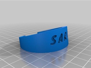 meine angepasste Armband Armbänder kundengebundene 3d print model - Mito3D