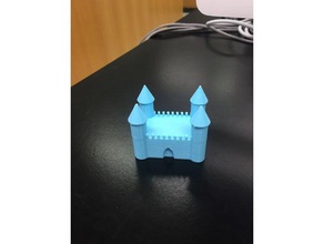 castelo de conto fadas A impressão 3d 3d print model - Mito3D