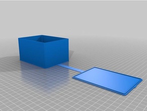 meine individuelle Fall rechteckig 2 Container kundengebundene 3d print model - Mito3D