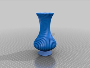 il mio personalizzato di bezier vaso ii matematica arte su misura 3d print model - Mito3D