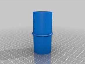 adattatore per tubo parti su misura 3d print model - Mito3D