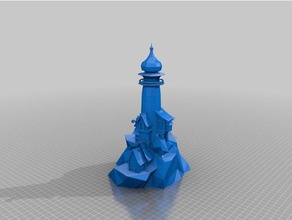 gilneas lighthouse video games warcraft world wow 3d print model - Mito3D