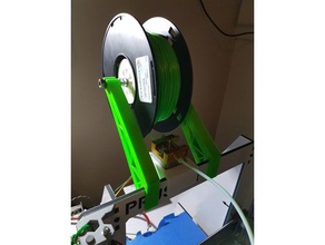 prusa i3 aluminum frame - filament spool mount 3d printer accessories 3d print model - Mito3D
