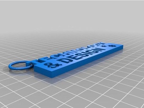 tad keychain keychains 3d print model - Mito3D