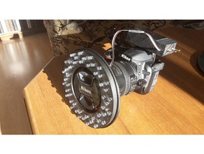 nikon d3100 + nikorr af-s 18-200mm f 3 5-5 6 dx vr ii 72mm de la caméra 3d print model - Mito3D
