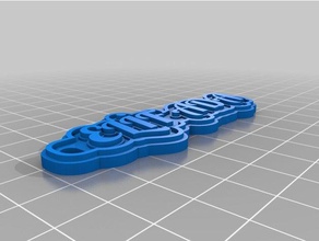 el fada i portachiavi su misura 3d print model - Mito3D