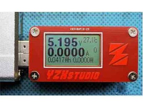 yzxstudio zy1265 caso interrotto a causa della perdita strumenti lcd misuratore usb 3d print model - Mito3D