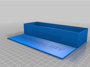 özelleştirilmiş kutu aziz benim kaplar 3d print model - Mito3D