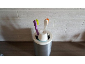 porta escova dentes cuarto de baño 3d print model - Mito3D