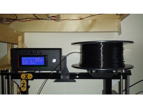 hictop i3 horizontaler garnrollenhalter 3d Drucker Zubehör 2020 filament-Halter filament spool holder prusa 3d print model - Mito3D