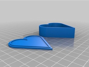 caixa coração 3d print model - Mito3D