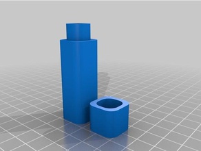 boite foret moyen les conteneurs personnalisé 3d print model - Mito3D