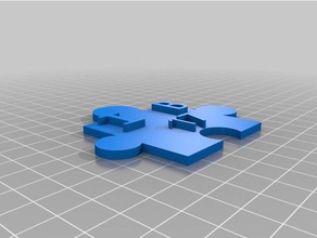 bellas puzzle-Stück 3d-drucken 3d print model - Mito3D