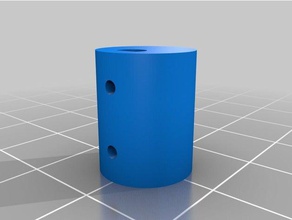 my customized micro gear motor eccentric shaft adapter robotics 3d print model - Mito3D