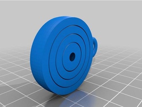 gyro keychain keychains fidget gyroscope 3d print model - Mito3D