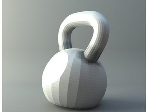 kettlebell 3d printing toy 3d print model - Mito3D