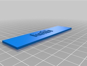 my customized name plaquegh signs & logos 3d print model - Mito3D
