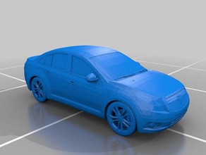 chevrolet cruze araç araba chevy 3d print model - Mito3D